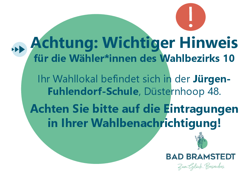 Neue Wahlkreise Achtung Neuzuschnitt